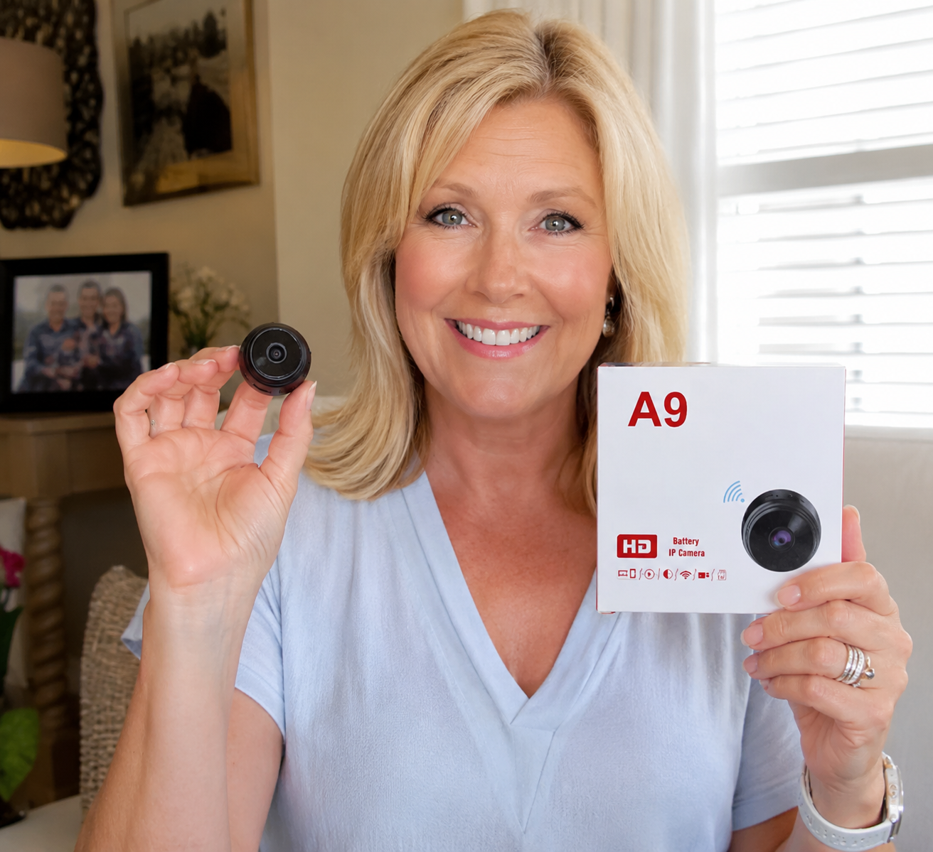 Mini Camara Wifi A9 Magnetica