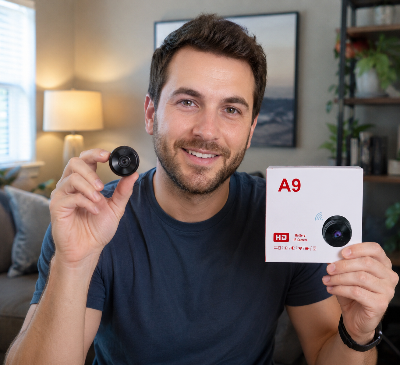 Mini Camara Wifi A9 Magnetica