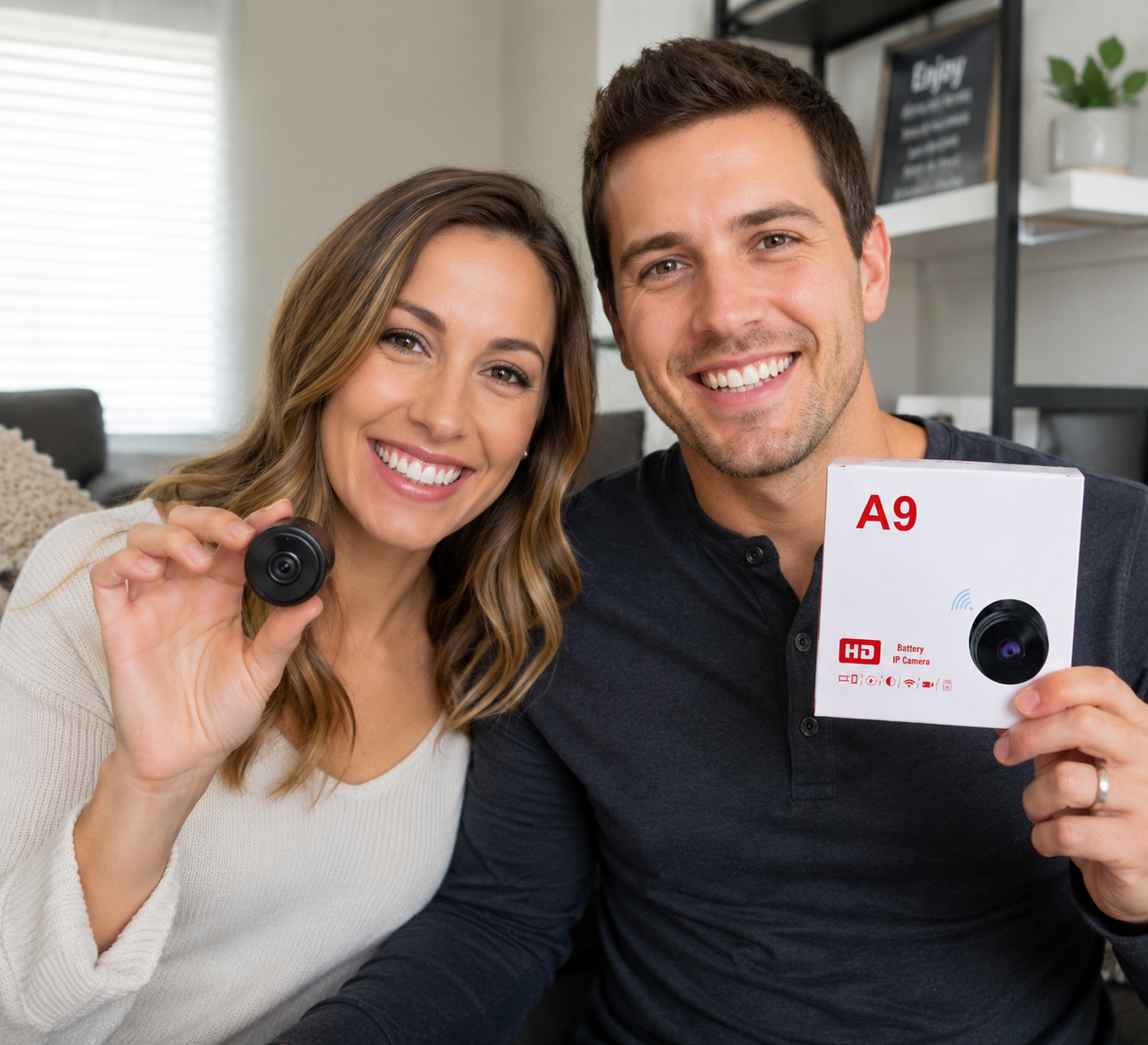 Mini Camara Wifi A9 Magnetica