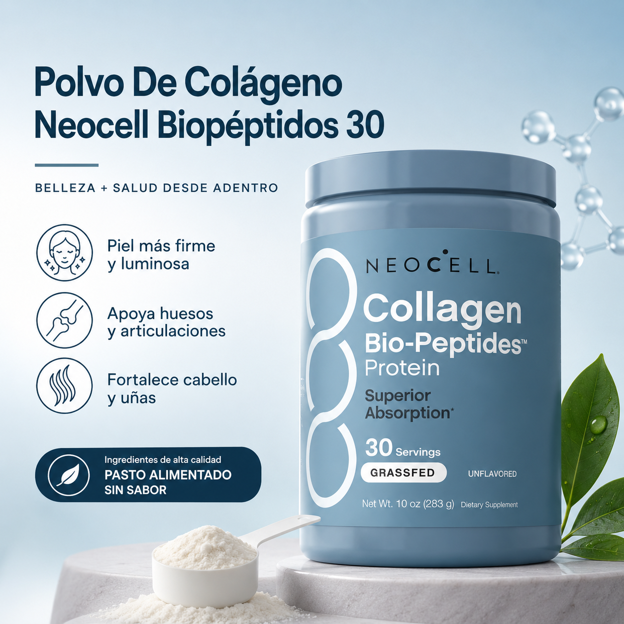 Polvo De Colágeno Neocell Biopéptidos