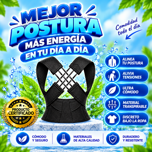 Corrector de postura compresión