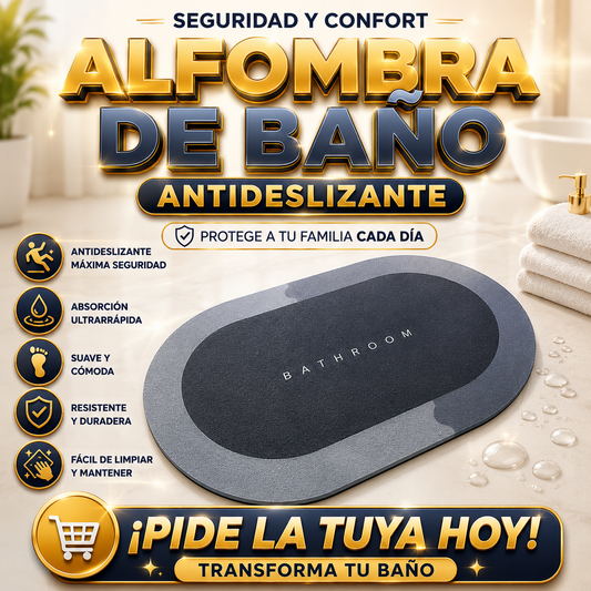 Alfombra De Baño Antideslizante