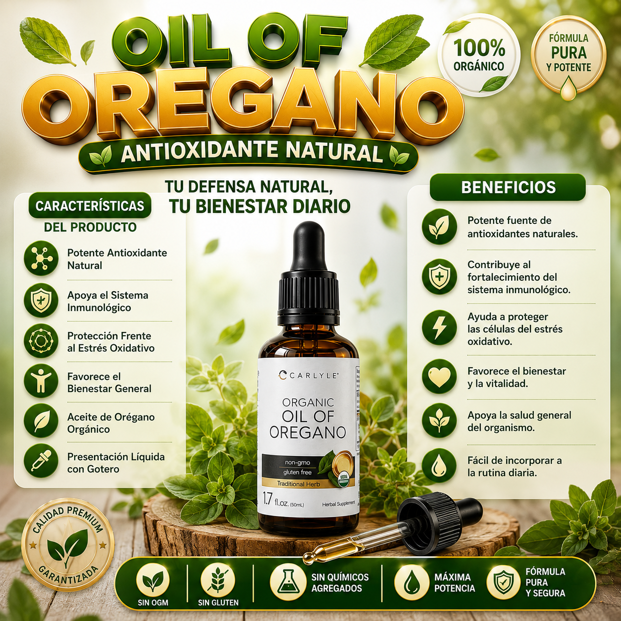 Oil of Oregano Antioxidante
