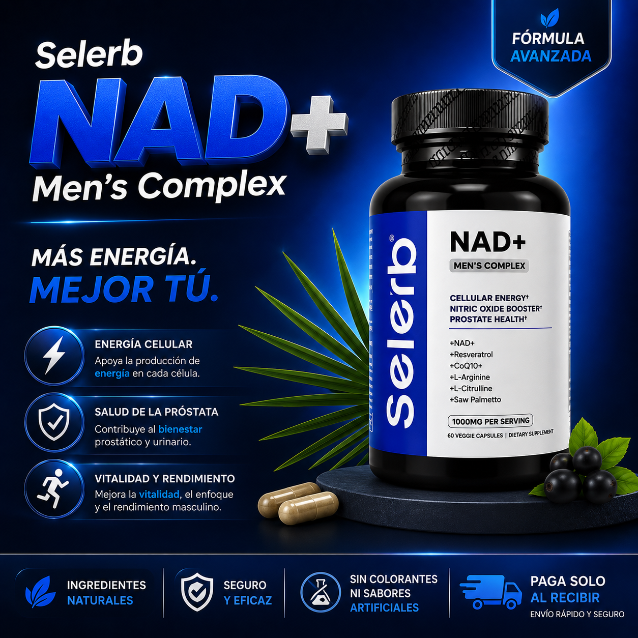 NAD+ Complejos de Hombres