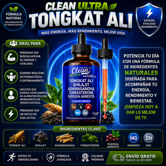 Clean Ultra Multivitamínico Tongkat Ali